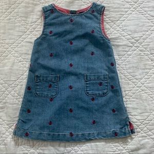 Baby Gap, denim pinafore dress, 18-24 months